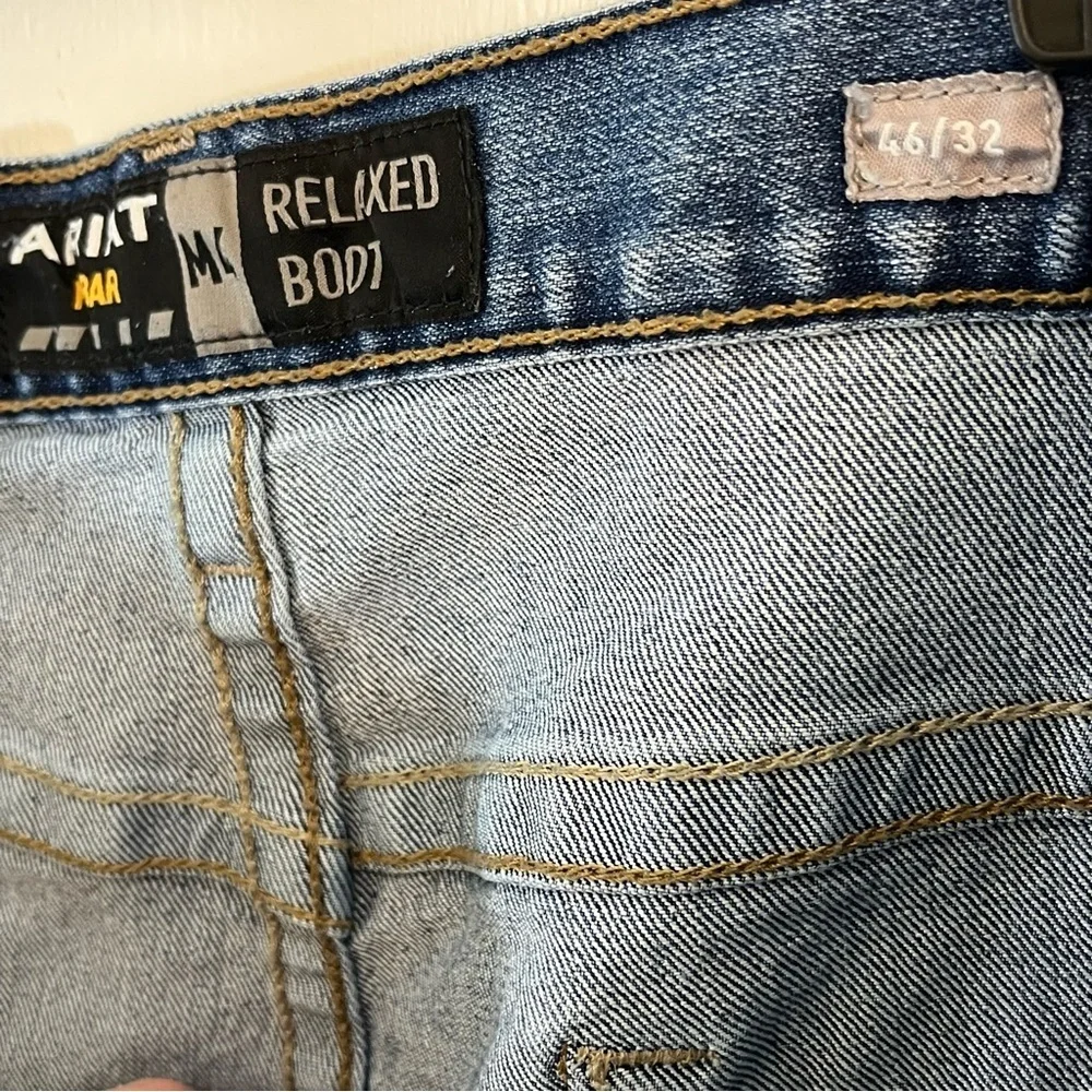 Ariat Rebar M4 42 x 32 Relaxed Boot Cut Men Blue Jeans Western Comfort Cabincore